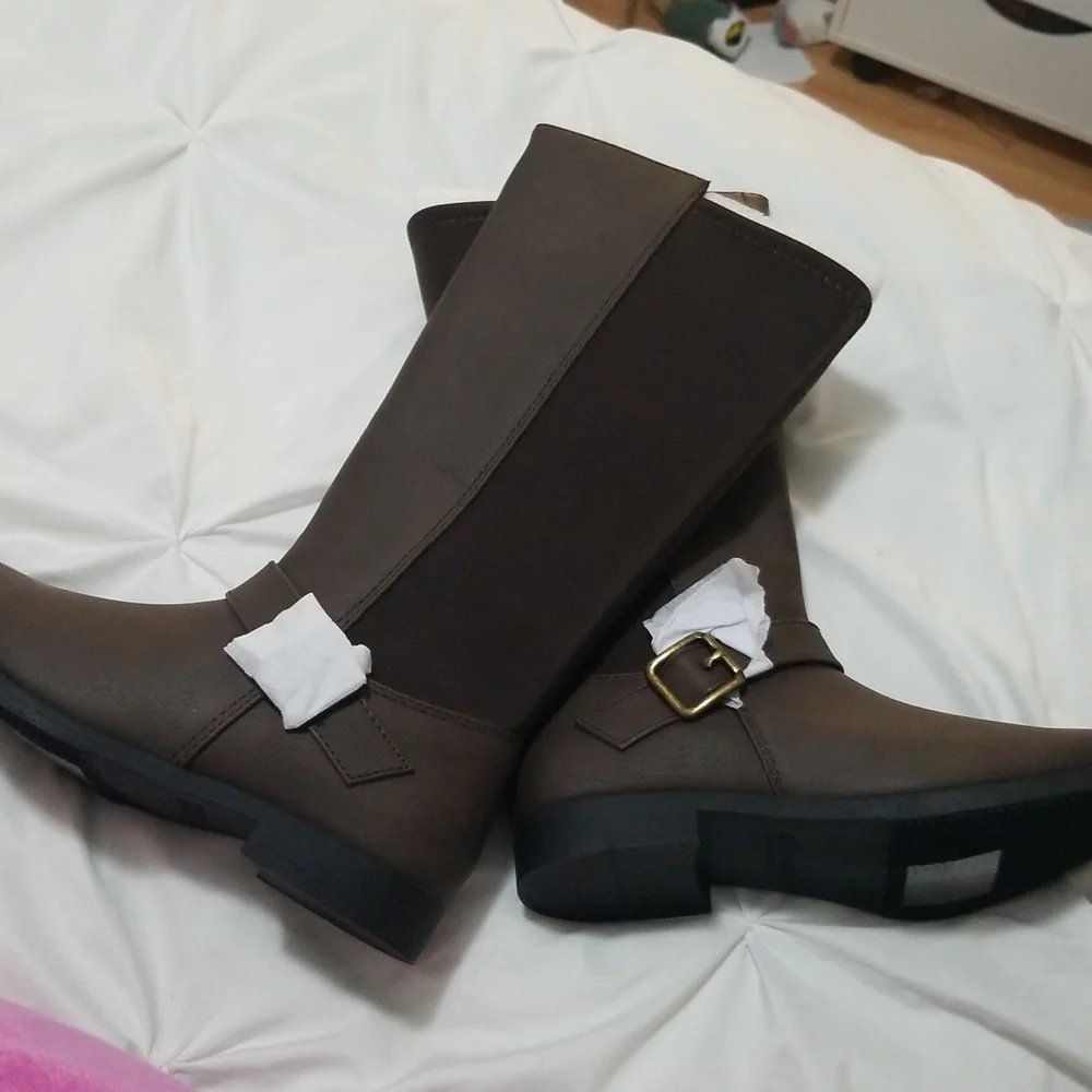 Kenneth cole tall brown boots size 2 - Picture 2 of 3